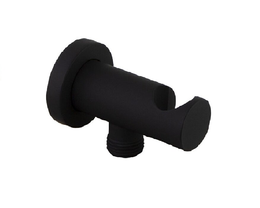 Изображение товара Шланговое подключение Ramon Soler Accesorios с держателем черный матовый