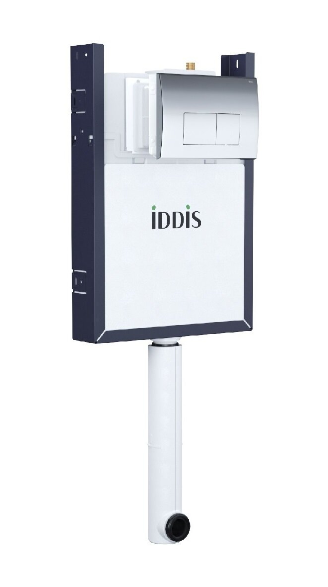 Изображение товара Монтажная рама Iddis Optima Home OPH0GCCi32K для унитаза с двухрежимным сливом и клавишей хром