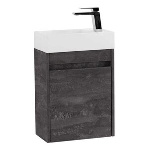 Изображение товара Тумба под раковину Art&Max Family 40 см подвесная, цвет Iron stone, Family-M-400-1D-SO-IS