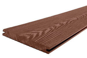 Изображение товара Террасная доска DPK Holzhof Solid 18х150х6000 мм коричневая для внешних покрытий