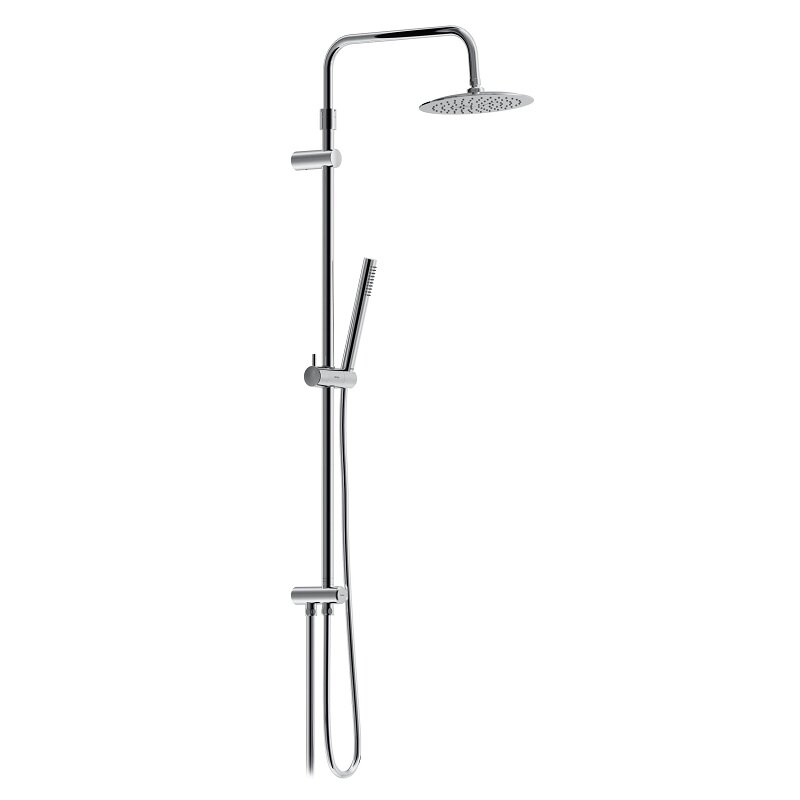Изображение товара Душевой гарнитур Damixa Scandinavian Pure, с верхним душем, цвет хром, 936000000 Изображение товара Душевой гарнитур Damixa Scandinavian Pure, с верхним душем, цвет хром, 936000000