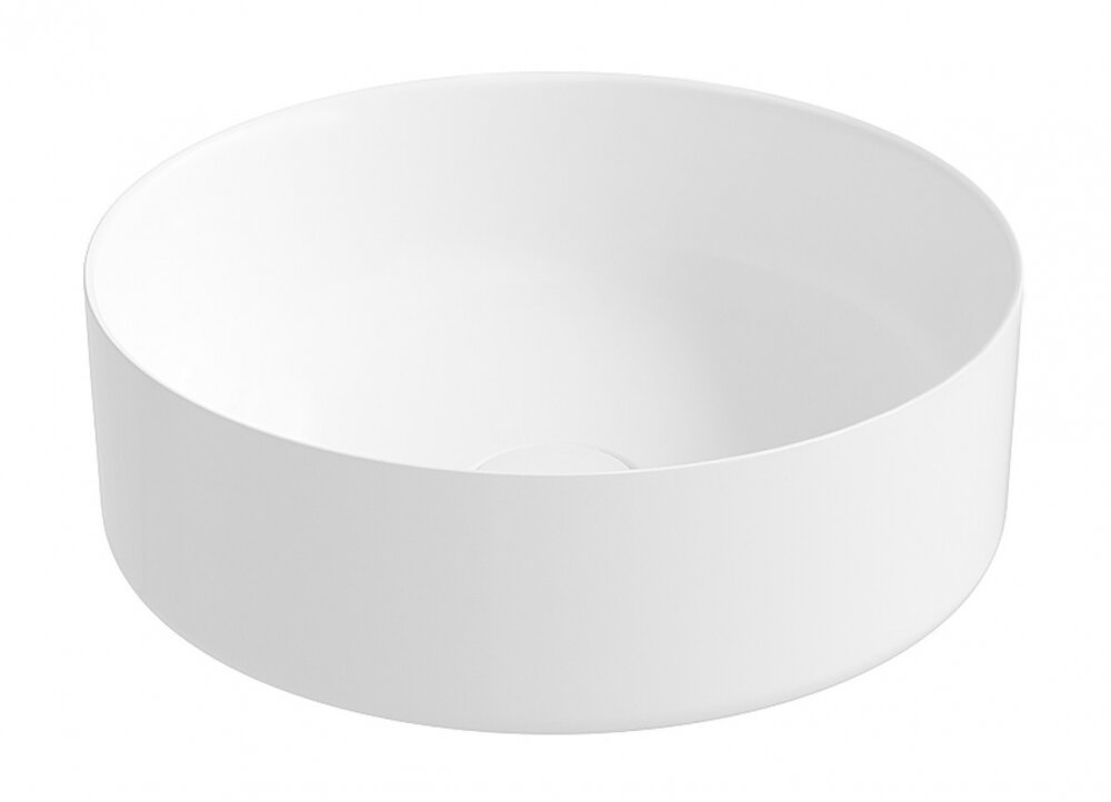 Изображение товара Раковина Iddis Ray 35.5 см, накладная, белый матовый, фарфор
