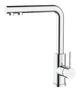 Изображение товара Смеситель Iddis Rule RULSBLFi05 для кухонной мойки, с подключением к фильтру, хром