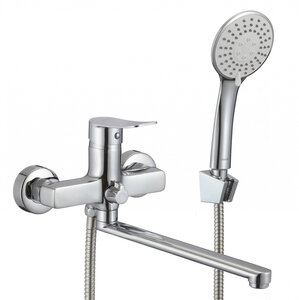 Изображение товара Смеситель Milardo Demi DEMSB02M02 для ванны, душевой гарнитур, хром