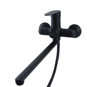 Изображение товара Смеситель Smartsant Смарт-Бриз SM343502ВК для ванны и душа, черный матовый