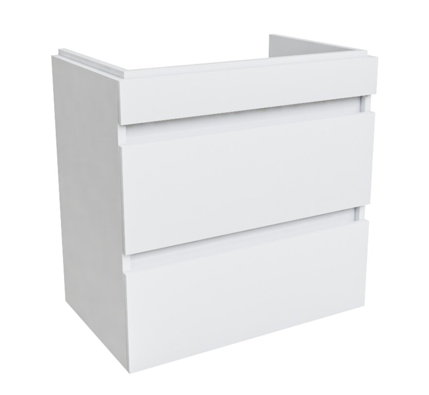 Изображение товара Тумба под раковину Iddis Zodiac 60 см подвесная, 2 ящика, белый матовый, ZOD6CB0i95