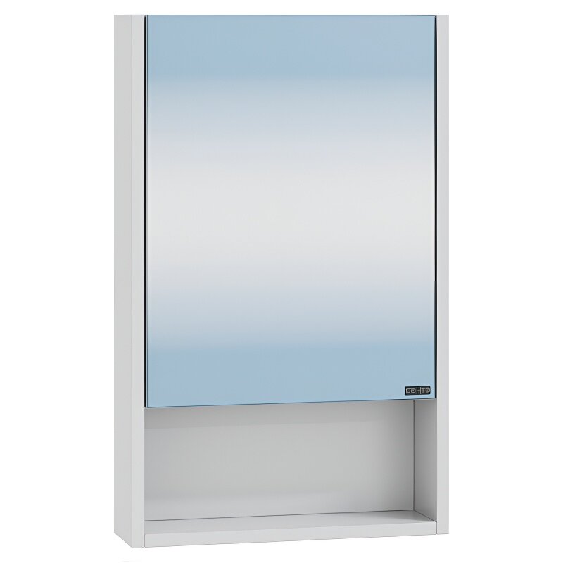 Изображение товара Зеркальный шкаф СаНта Сити 40 см белый влагостойкий для ванной комнаты