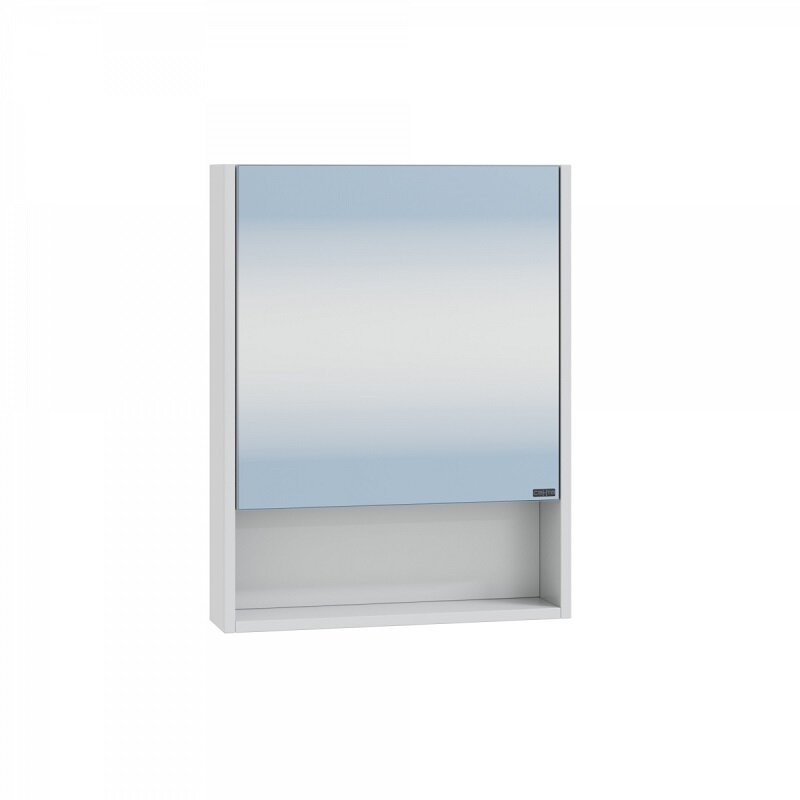 Изображение товара Зеркальный шкаф СаНта Сити 700336 50 см белый влагостойкий подвесной