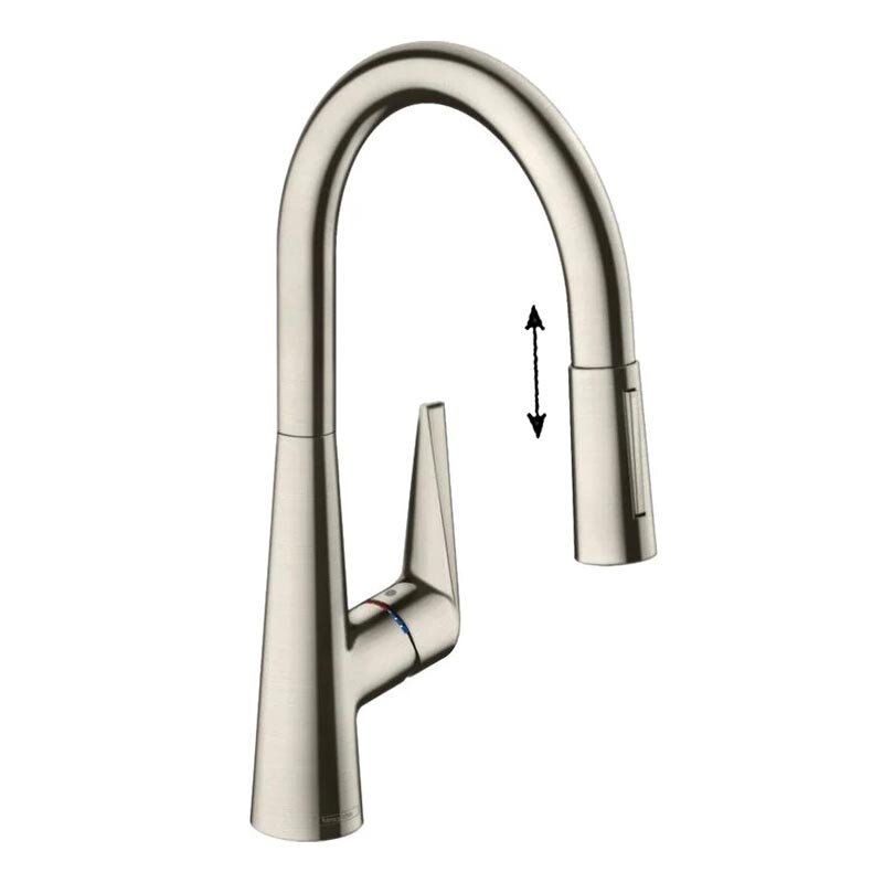 Изображение товара Смеситель для кухонной мойки Hansgrohe Talis Classic, 73851800, сталь