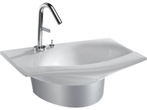 Изображение товара Полупьедестал Jacob Delafon Stillness E75628-39R металлический для умывальника Е1300