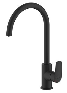 Изображение товара Смеситель Milardo Rora RORBLFJM05 для кухонной мойки, с подключением к фильтру, черный матовый