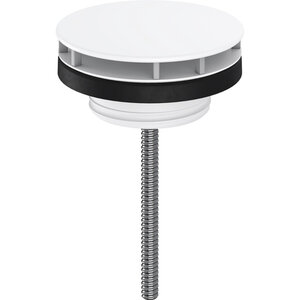 Изображение товара Слив для раковины Hansgrohe, незапираемый, матовый белый, 50001700