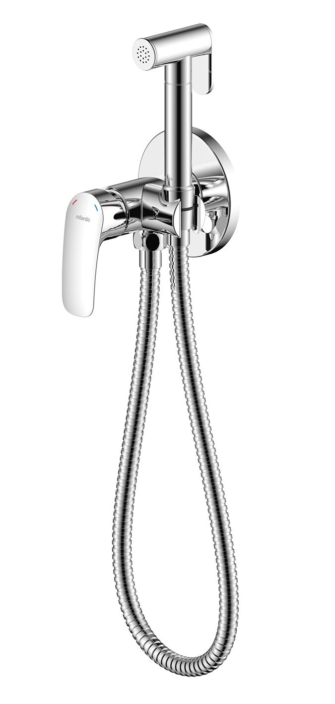 Изображение товара Гигиенический душ Milardo Rora, RORSBR0M08, со смесителем, хром