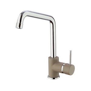 Изображение товара Смеситель для кухонной мойки Paini Cox Granite truffle, хром/бежевый, 7872572CR599H1KM