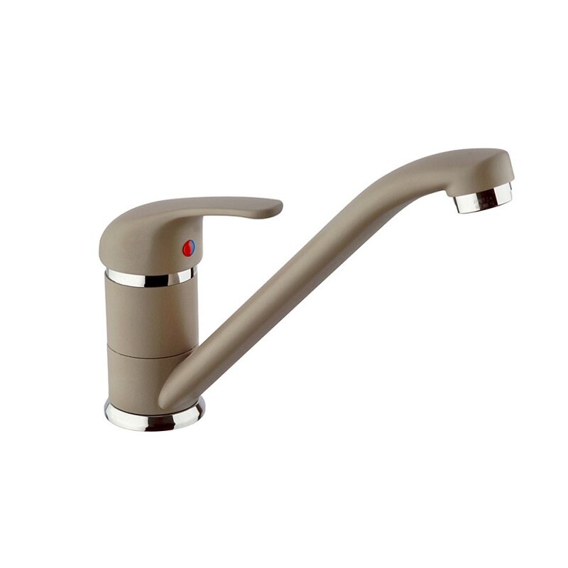 Изображение товара Смеситель Paini Jolly Granite truffle хром/бежевый 6972573Z1KM