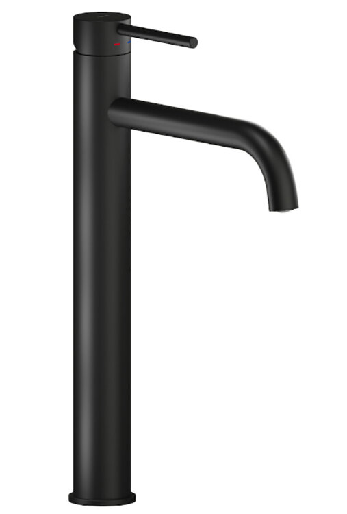 Изображение товара Смеситель Nobili Live LV00128/2BM для раковины высокий, матовый черный