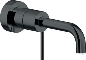 Изображение товара Насестой смеситель Nobili Velis VE125198/1FLP для раковины настенный глянцевый черный