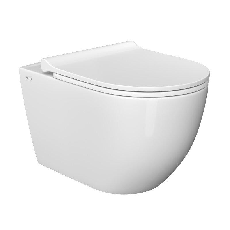 Изображение товара Подвесной унитаз Vitra Mia Round безободковый белый 35,5x54x40 см Турция