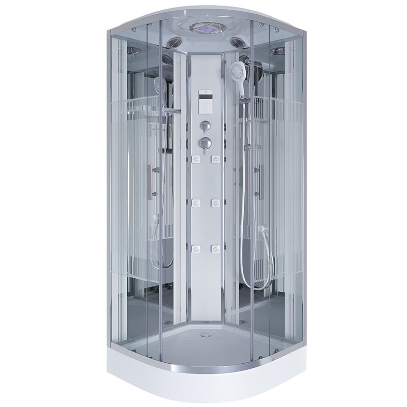 Изображение товара Душевая кабина Niagara Ultra NG-7012-01 120x120 см гидромассаж стекло зеркало