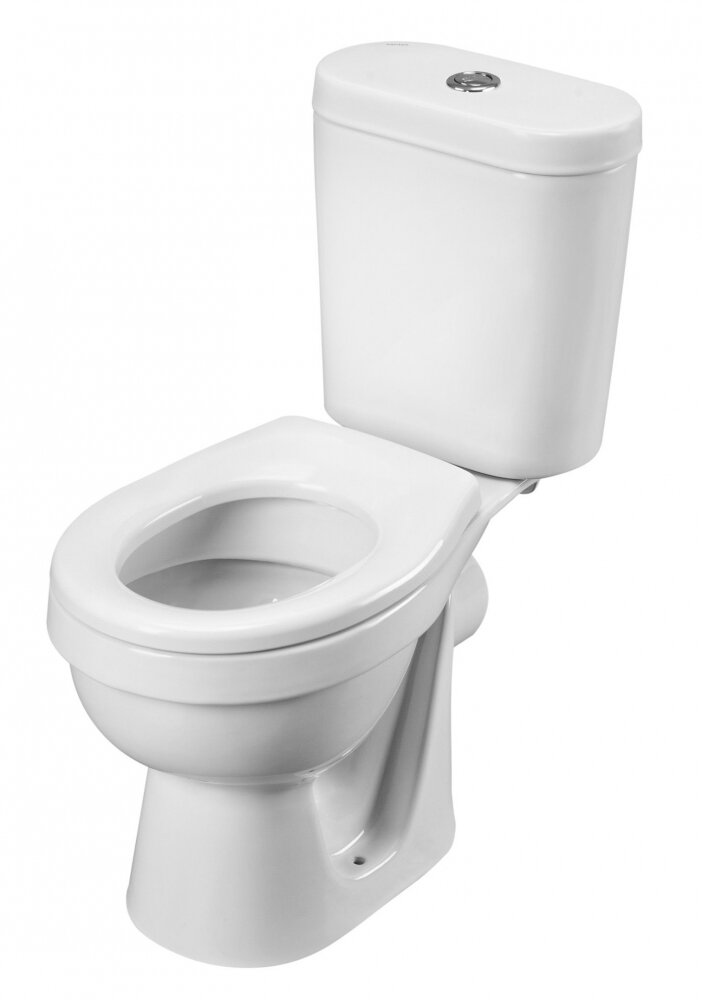 Изображение товара Детский унитаз-компакт Santek Каспер, фарфор, белый, напольный, безободковый