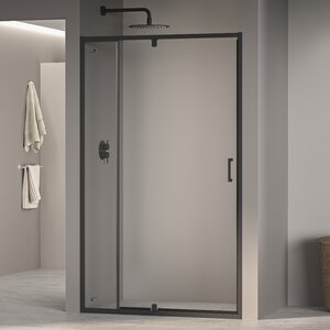 Изображение товара Душевая дверь RGW PA-008B, 110 х 195 см, стекло прозрачное, профиль черный, 350800812-14