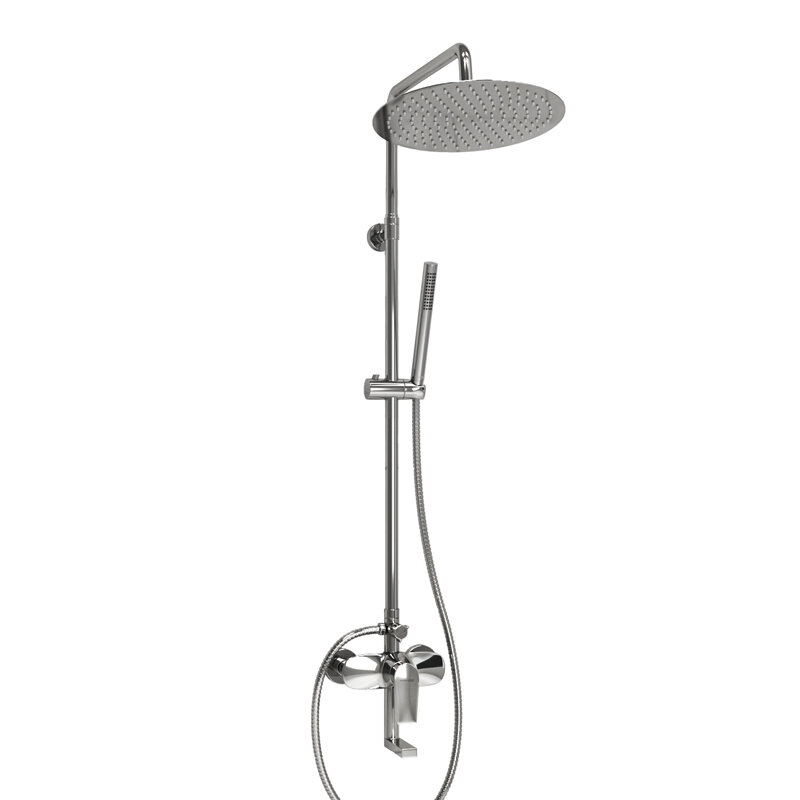 Изображение товара Душевая система WasserKRAFT с верхней насадкой 30 см и однорычажным управлением