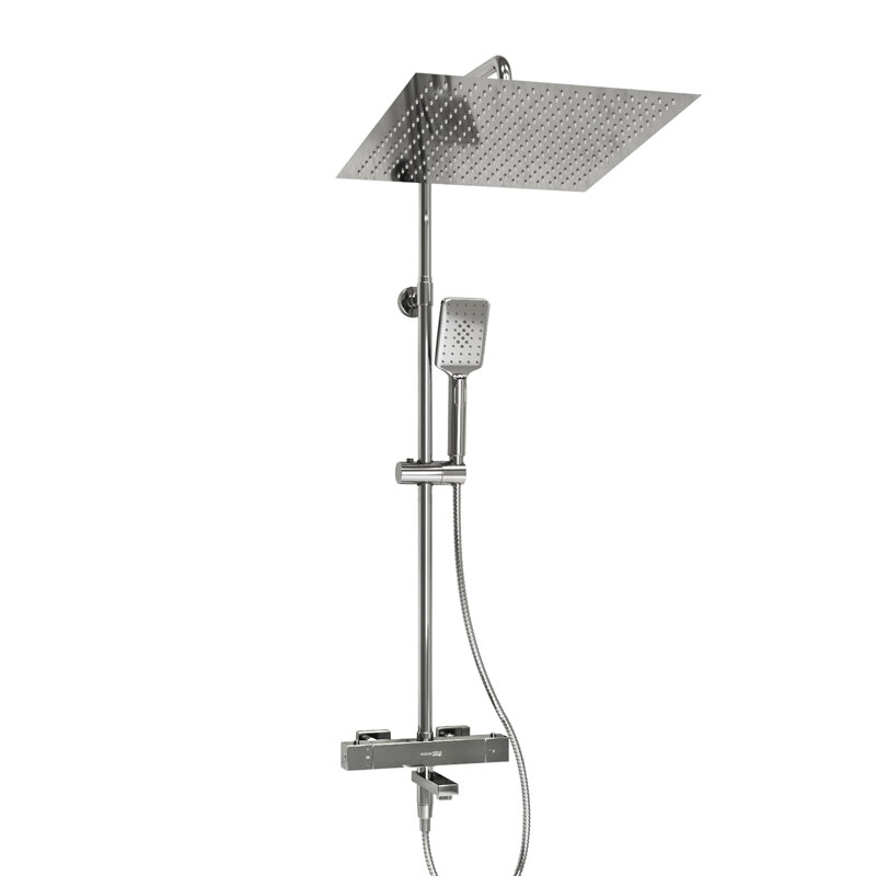 Изображение товара Душевая система WasserKRAFT Thermo термостатическая с изливом и 3 режимами