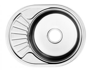 Изображение товара Мойка кухонная Iddis Suno S SUN60SDi77 60 см, 1 чаша, с крылом, шелк, сатин