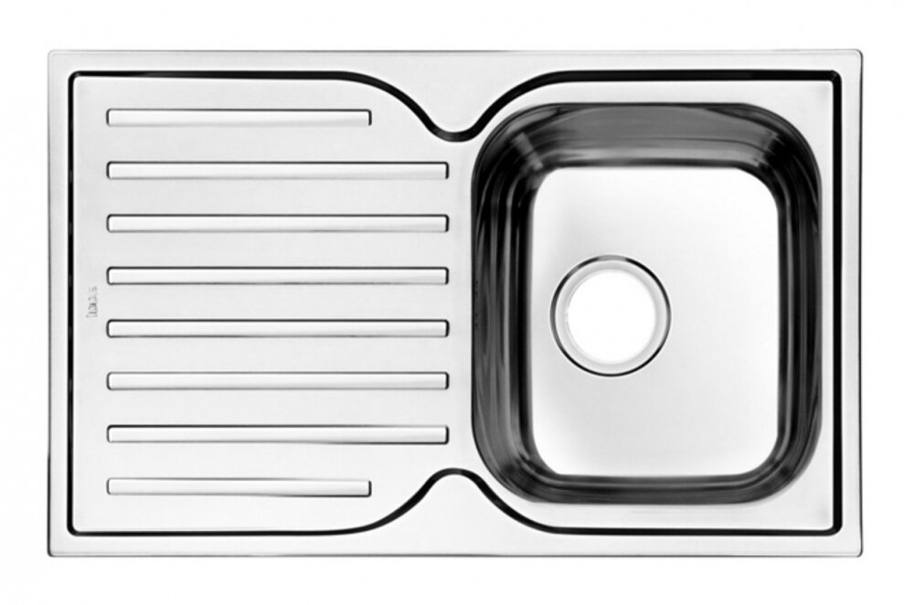Изображение товара Мойка кухонная Iddis Strit STR78SDi77 S 78 см, 1 чаша, с крылом, шелк, сатин