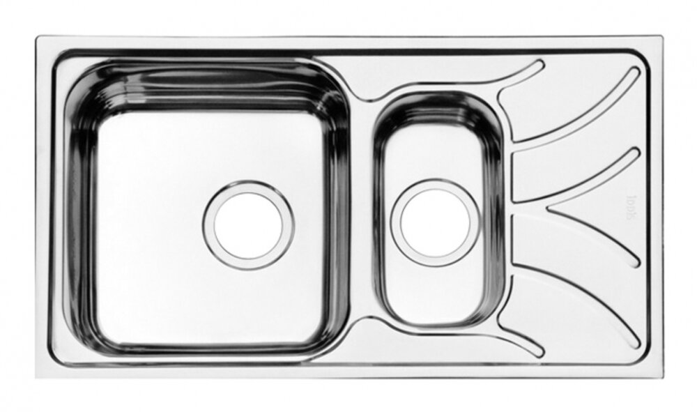 Изображение товара Кухонная мойка Iddis Arro ARR78S1i77 78 см 2 чаши с крылом сатин