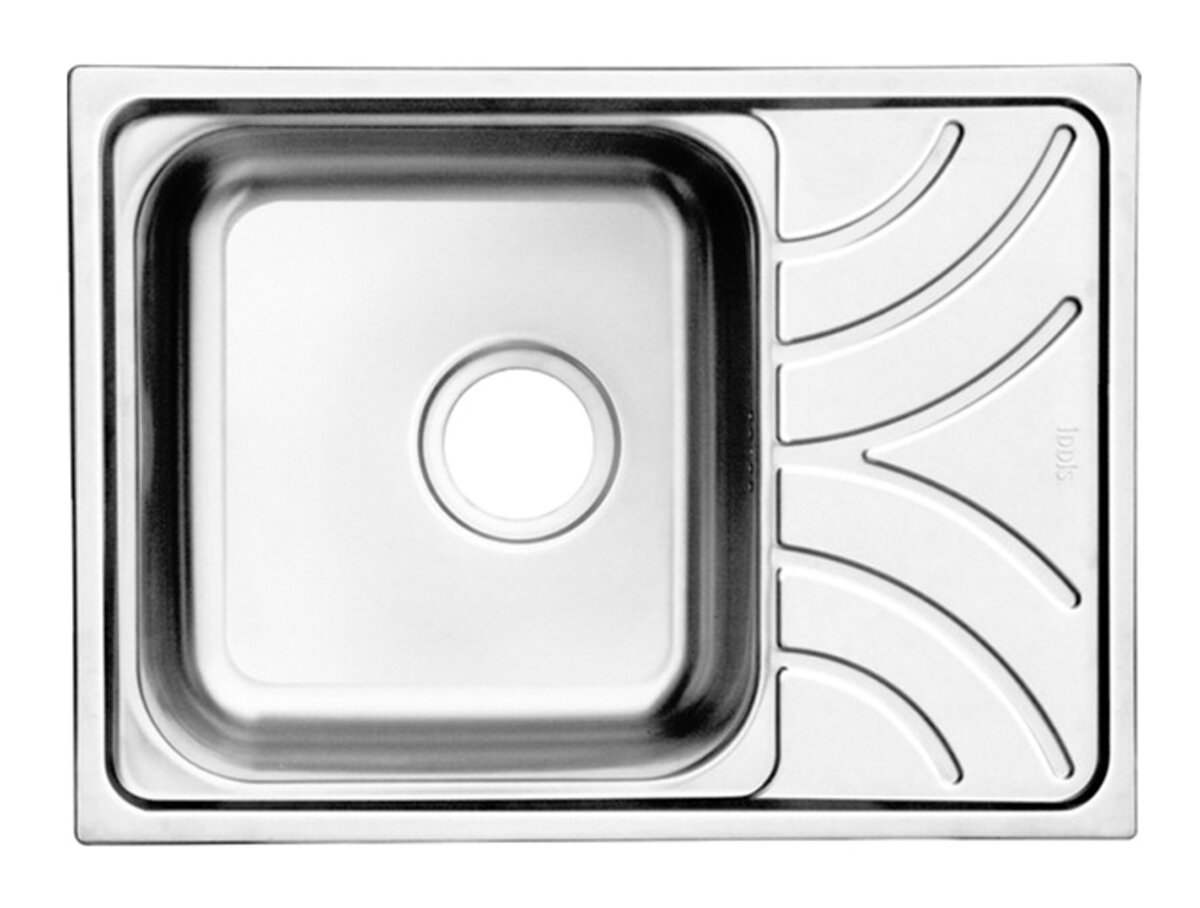 Изображение товара Кухонная мойка из нержавеющей стали Iddis Arro ARR60SDi77, 60.5 см, сатин