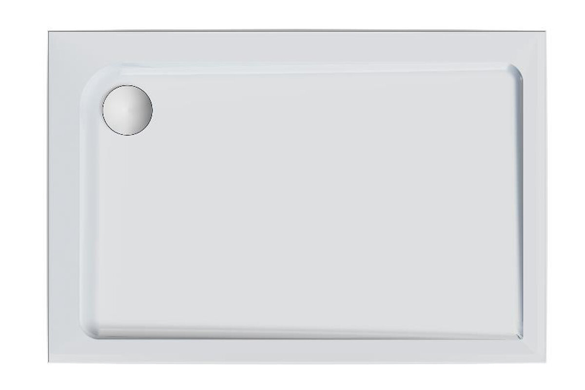 Изображение товара Душевой поддон Am.Pm Gem 120x80 см с сифоном белый акрил Германия