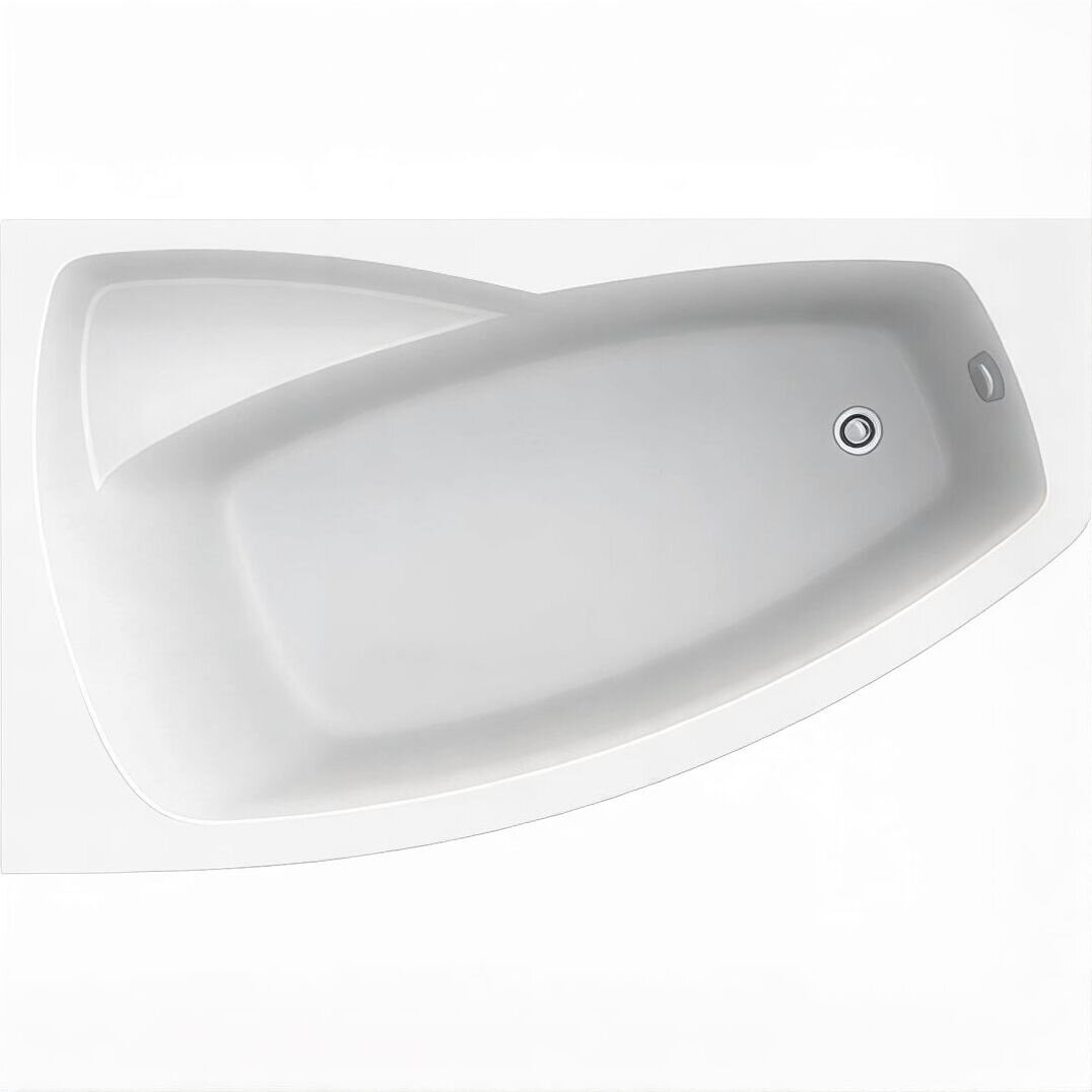 Изображение товара Ванна акриловая Bas Камея Pro, 170 х 105 см, с каркасом, левая/правая, цвет белый, В А0121/В А0122