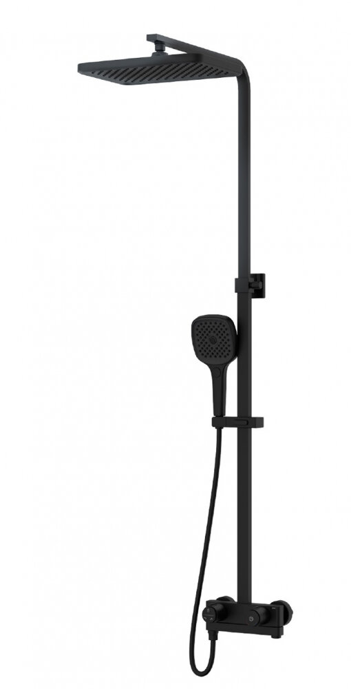 Изображение товара Душевая система Iddis Slide SLIBLBTi06 с Push Control, черный матовый