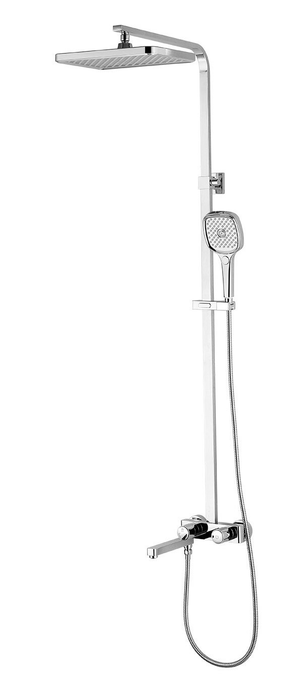 Изображение товара Душевая система Iddis Slide SLISBBTi06, с управлением Push Control, верхний душ, с изливом, хром