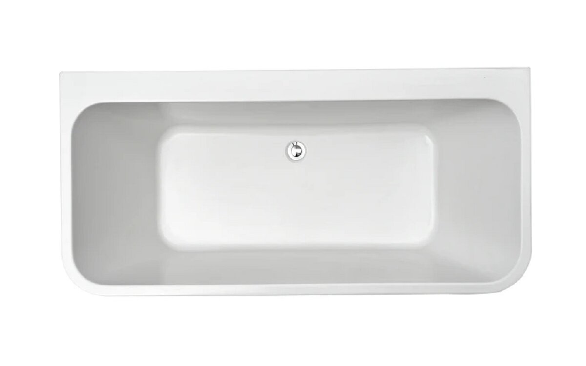 Изображение товара Акриловая ванна Aquatek Элегия 170x75 см белая глянцевая с централизованным сливом