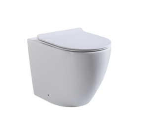 Изображение товара Унитаз приставной beWash Aldo безободковый с сиденьем микролифт, белый, BKFSR001565 + 147DP
