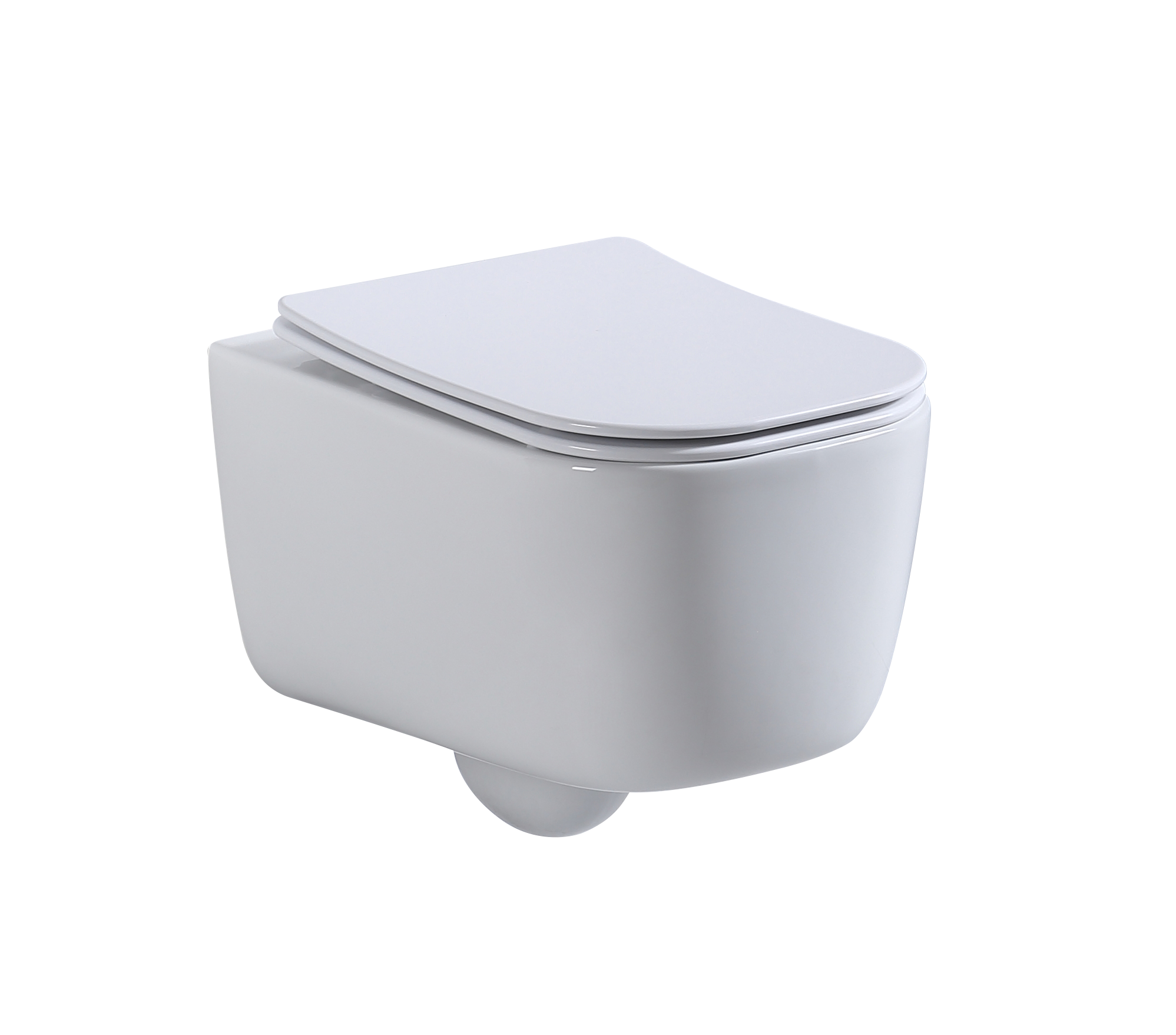 Изображение товара Унитаз подвесной безободковый beWash Schutz с сиденьем микролифт, белый, BKWHR002510 + 2134DP