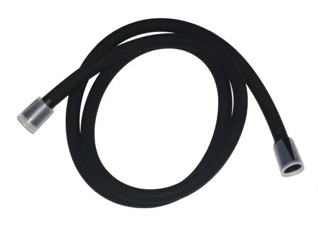 Изображение товара Шланг для душа Iddis Optima Home 120 см силиконовый черный матовый