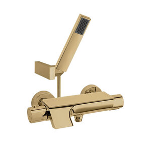 Изображение товара Смеситель Ramonsoler Urban Chic 213401MROC для душа, термостатический, с душевым гарнитуром, цвет золото