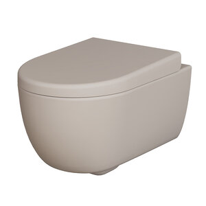 Изображение товара Подвесной унитаз Ambassador Abner 103T20401R, безободковый, цвет бежевый матовый