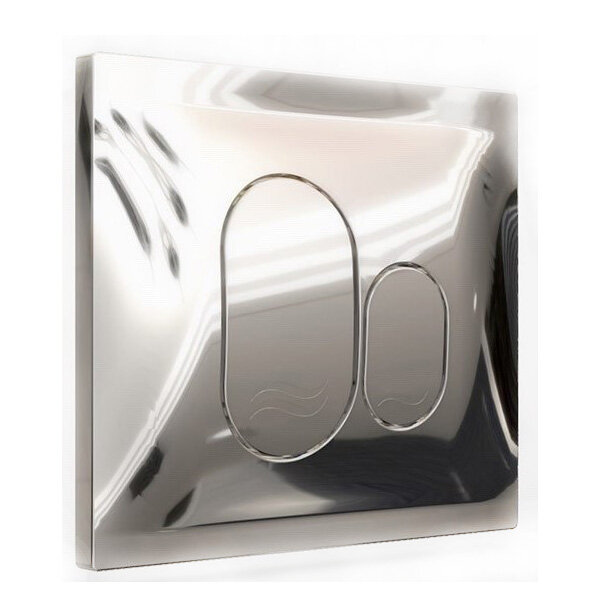 Изображение товара Клавиша смыва beWash Ocean P01SC для инсталляций, хром глянцевый