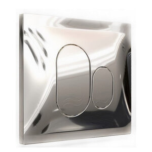 Изображение товара Клавиша смыва beWash Ocean P01SC для инсталляций, хром глянцевый