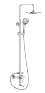 Изображение товара Душевая система Iddis Ray, верхний душ, с изливом, хром, RAYSB3Fi06