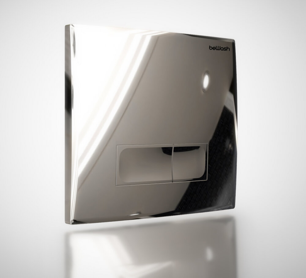 Изображение товара Клавиша смыва beWash Neox 500RZVP0400PK0000001 для инсталляций хром глянцевый