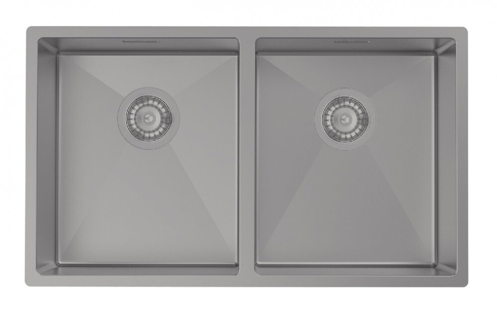 Изображение товара Кухонная мойка Iddis Edifice 74.5 см с двумя чашами графит PVD покрытие