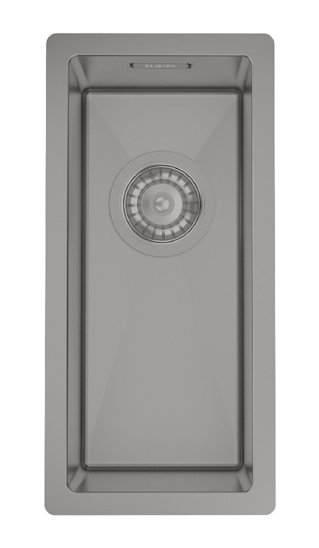 Изображение товара Кухонная мойка Iddis Edifice 21 см одна, графит, встраиваемая сверху и снизу