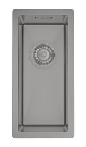 Изображение товара Кухонная мойка Iddis Edifice 21 см одна, графит, встраиваемая сверху и снизу