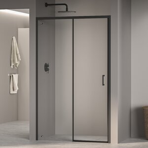 Изображение товара Душевая дверь RGW PA-017B, 160 х 195 см, стекло прозрачное, профиль черный, 350801716-14