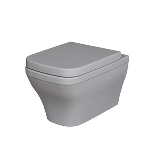 Изображение товара Подвесной унитаз безободковый Ambassador Benefit 203T20301R серый матовый